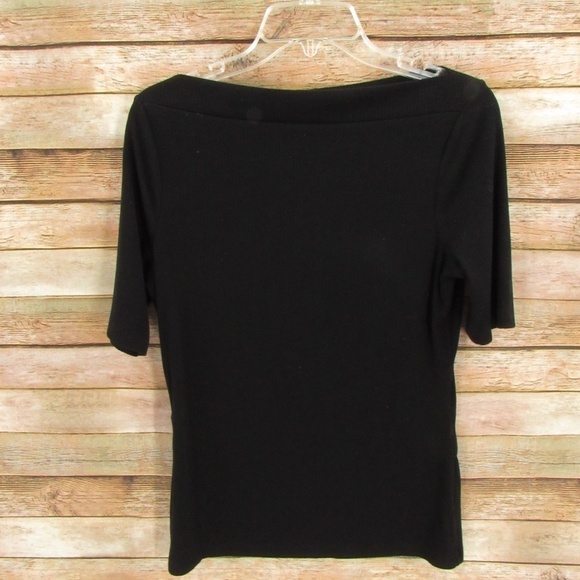Banana Republic Black Straight Collar Sweater S - Picture 1 of 11